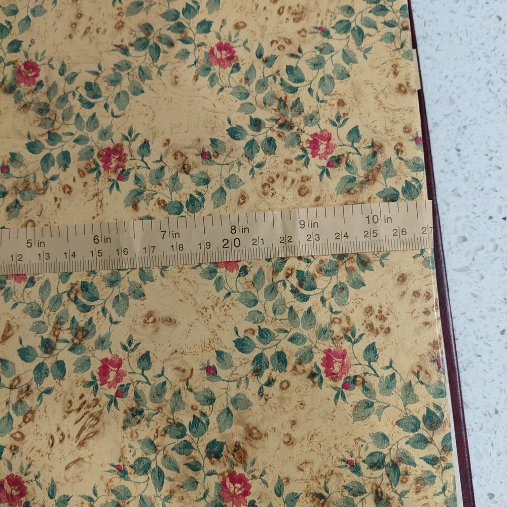 Floral Patterned Home Office Binder